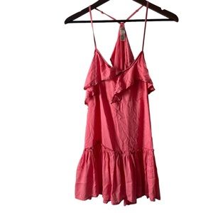 Free People Salmon Pink Racerback blouse cami tank top Size Small